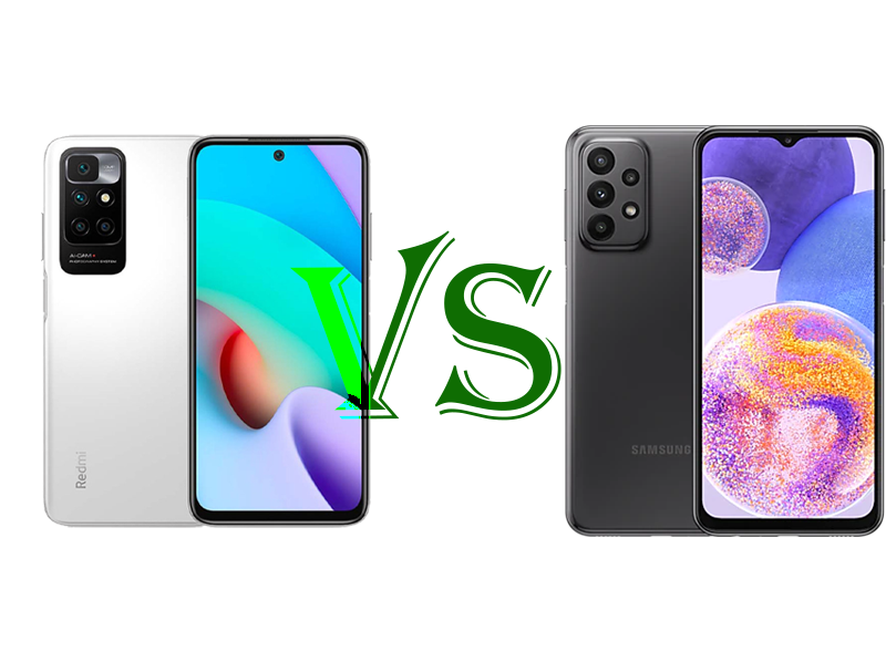 مقایسه موبایل اقتصادی Redmi 10 با A23