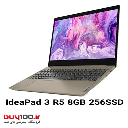 لپ تاپ 15.6 اینچی لنوو مدل Idea Pad 3 R5 (81w1) 8GB 256SSD