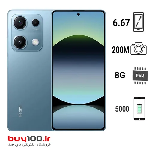 گوشی موبایل شیائومی Redmi Note 14S دو سیم کارت ظرفیت رام 8 گیگ و حافظه داخلی 256گیگابایت